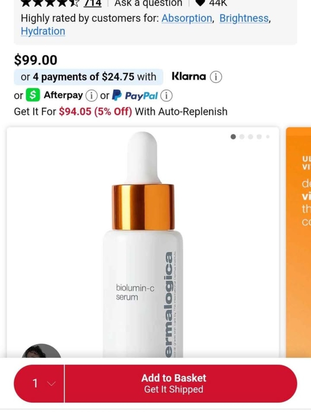 Dermalogica Biolumin-c Serum